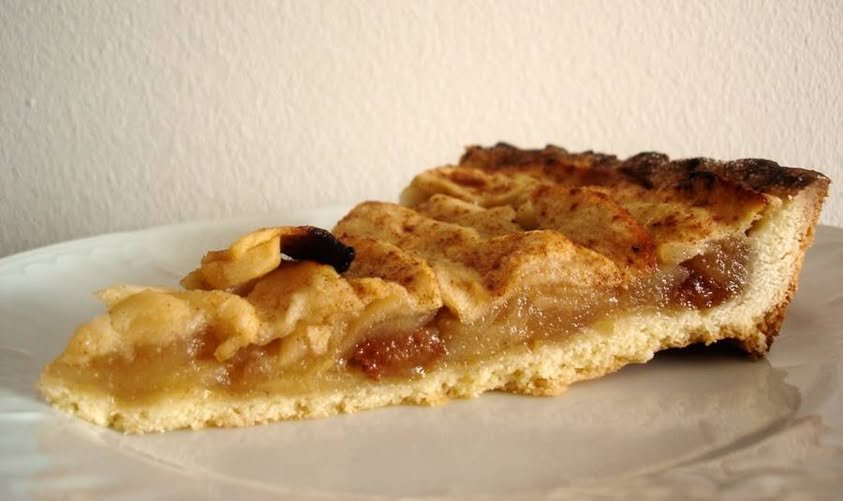 Simples e rápida tarte de maçã