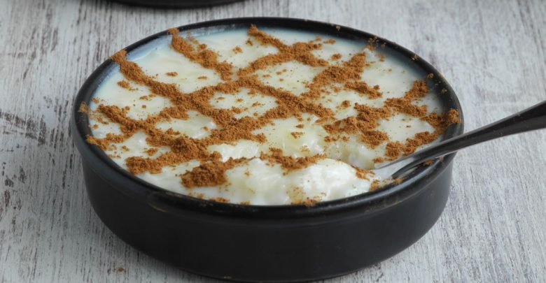 Arroz doce com leite condensado