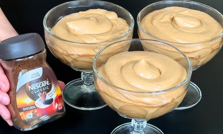 Mousse de Nescafé em 5 minutos