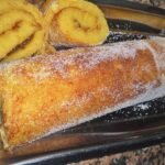 Torta de iogurte, pão e laranja