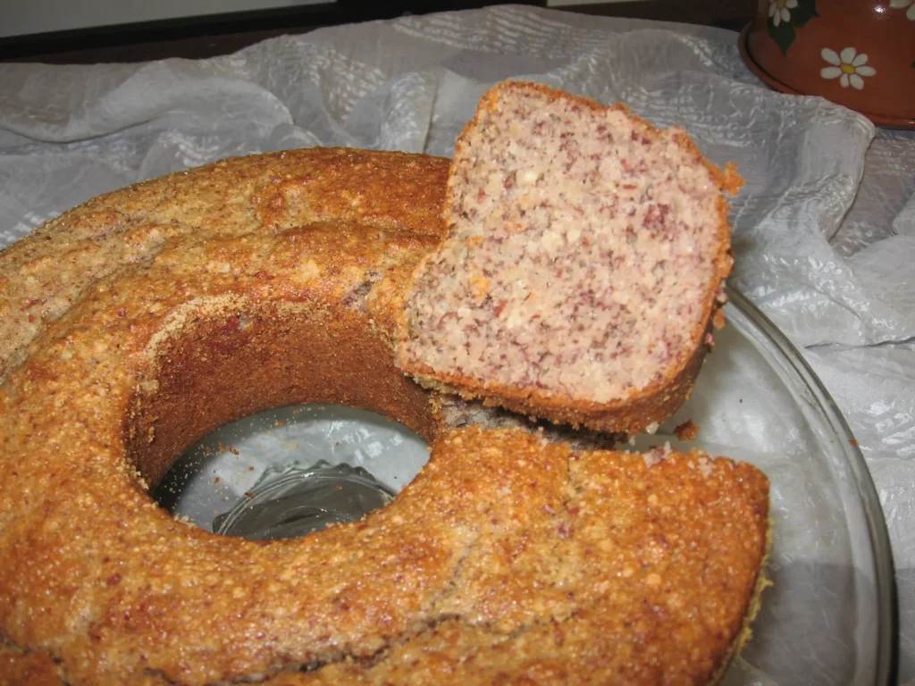 Bolo de Amendoim Cremoso