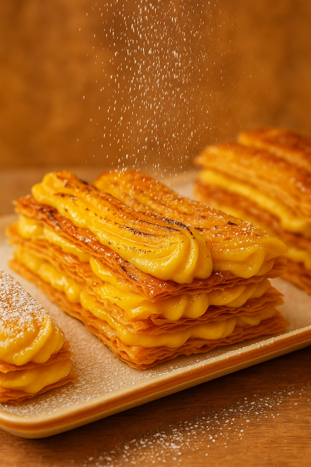 Pastel de Natas em Mil folhas