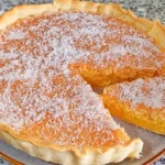Tarte de Coco e Laranja que fica maravilhosa