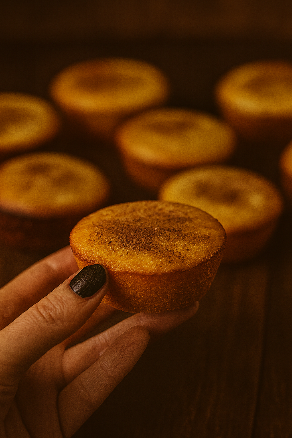 Queijadas de Amêndoa e Canela