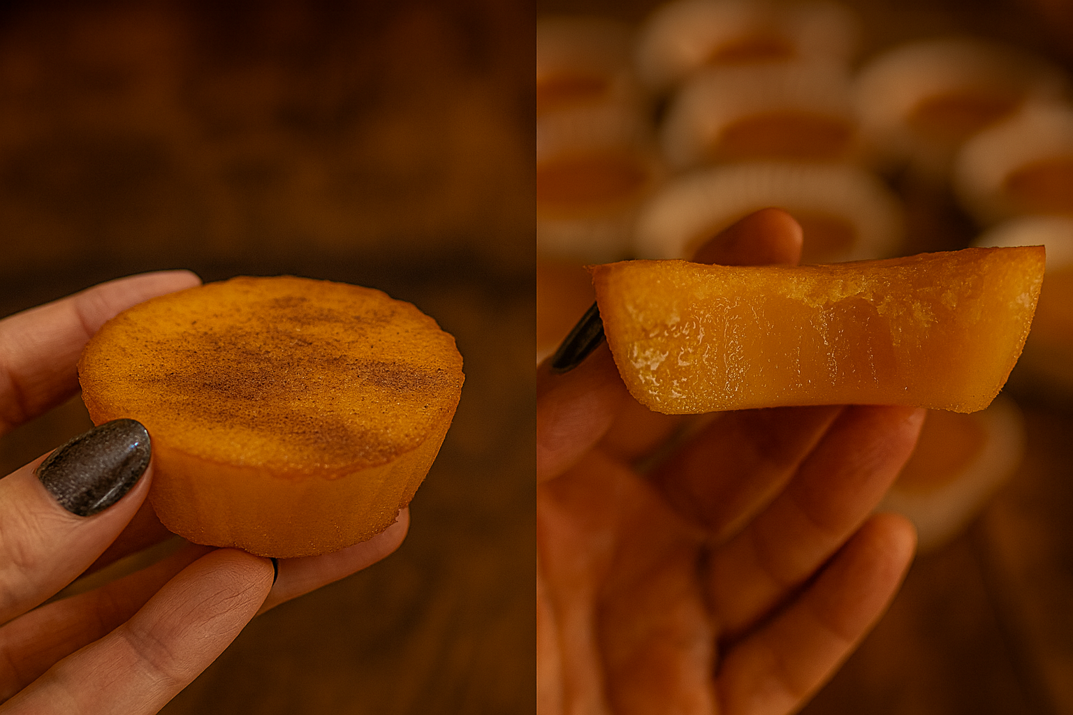 Queijadas de Abóbora Cremosas