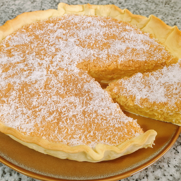 Tarte de Coco e Laranja