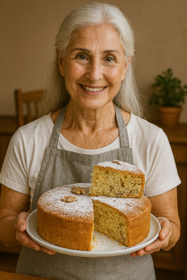 Bolo de Cenoura com Nozes (Fofinho e Aromático)