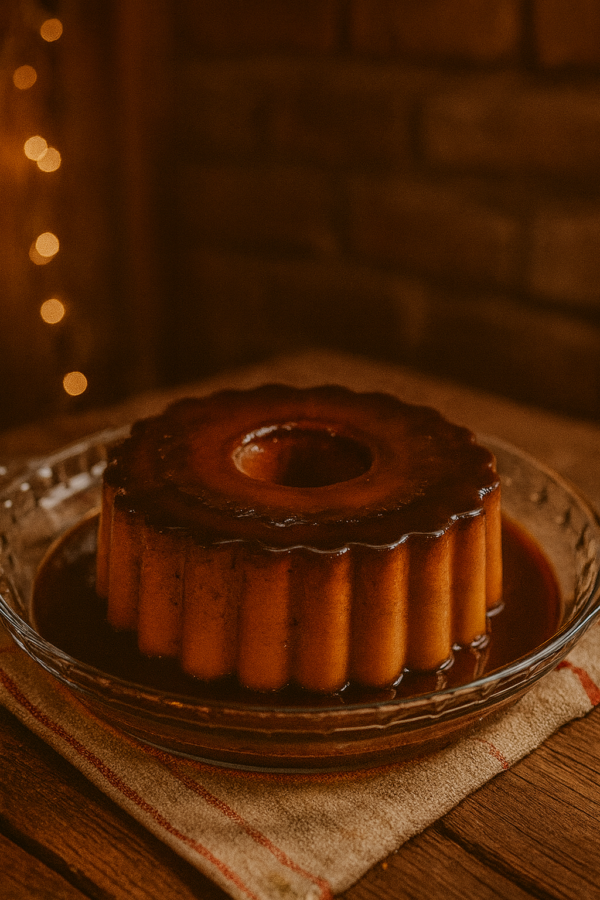 Pudim de Leite com Ovos e Canela