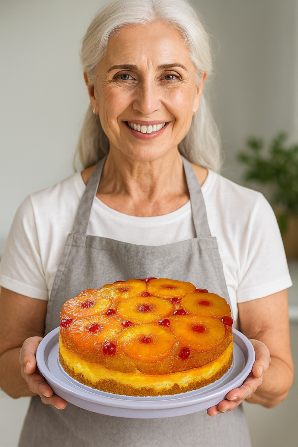 Bolo de Ananás Caramelizado da Clara Sousa