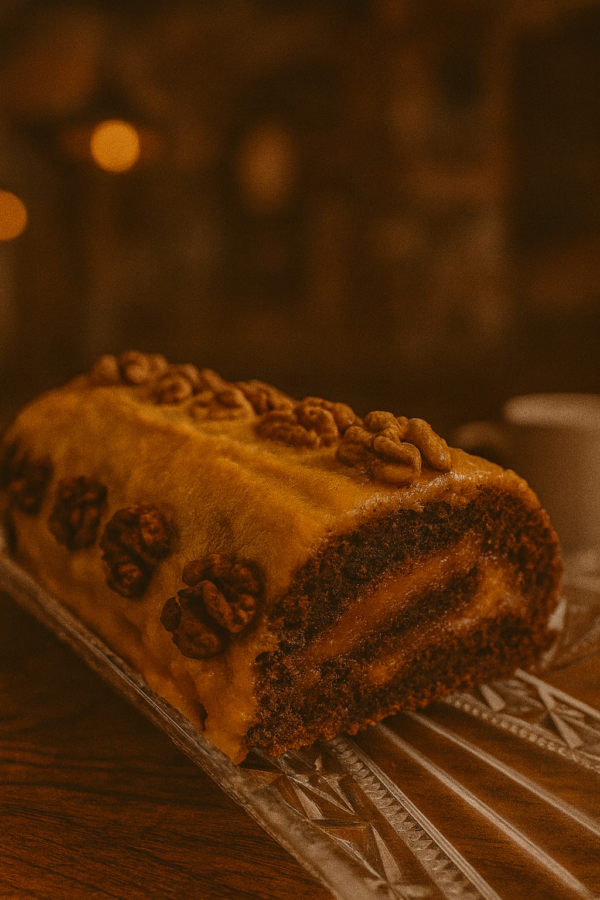 Torta de Noz com Doce de Ovos — um clássico irresistível