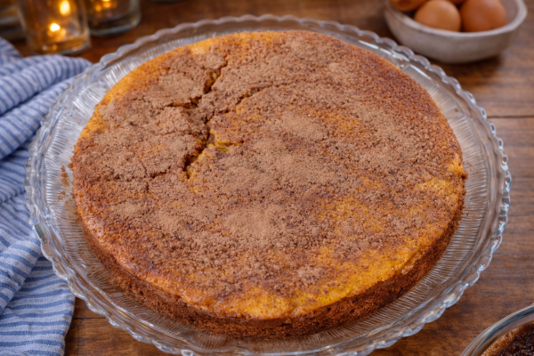 Queijada de Abóbora com Canela 🎃✨